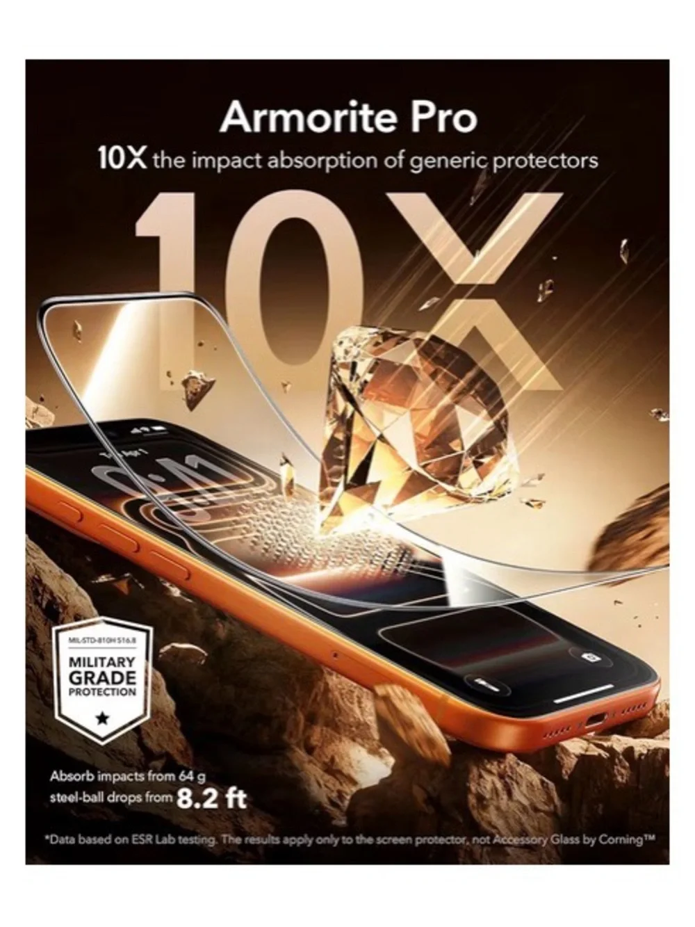 Accessory Glass by Corning™ 3 Pack 9H+ Glass for iPhone 17 Pro Screen Protector